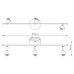FG90X-3 Spot lampa 3xG9 FORMA CORMEL