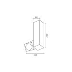 Plafonska lampa AFS101-1C WH - Slika 2