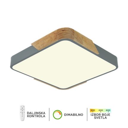 Plafonska lampa F2812-30C GY+WD-Cormel-FORMA