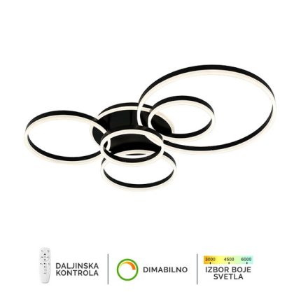 LED plafonska lampa F2047-174C BK-Cormel-FORMA