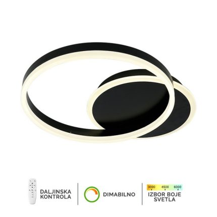 LED plafonska lampa F2047-46C BK-Cormel-FORMA