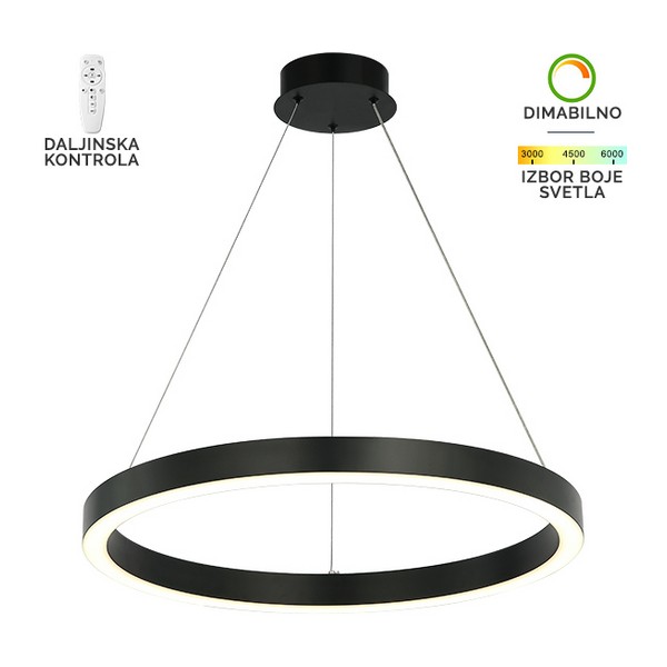 LED visilica F2048-44V BK-Cormel-FORMA