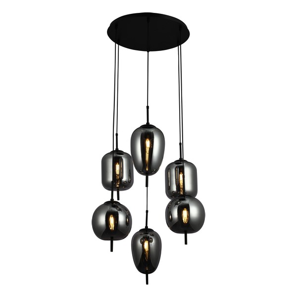 Luster F4014-6L BK+SM-Cormel-FORMA Luster F4014-6L BK+SM-Cormel-FORMA