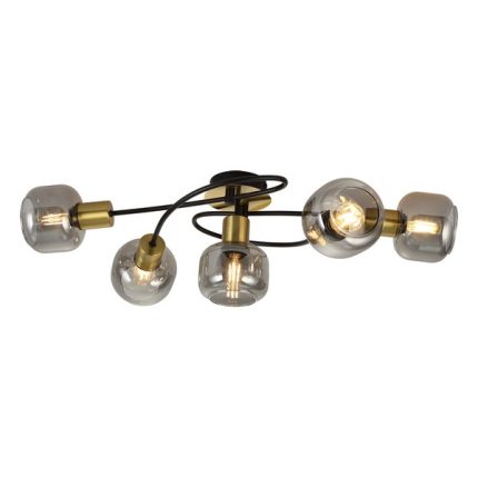 Plafonska lampa FE408-5 BK+SG-Cormel-FORMA