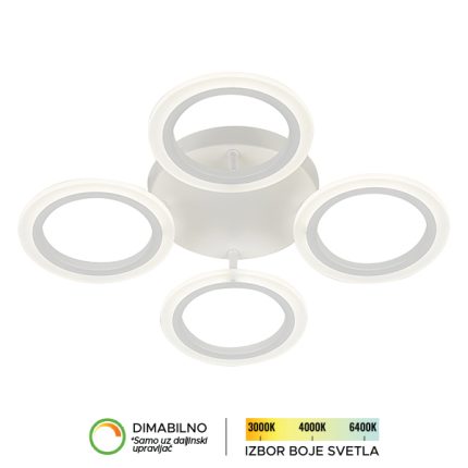 LED plafonska lampa F2083-40C WH-Cormel-FORMA