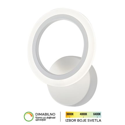 LED zidna lampa F2083-10Z WH-Cormel-FORMA