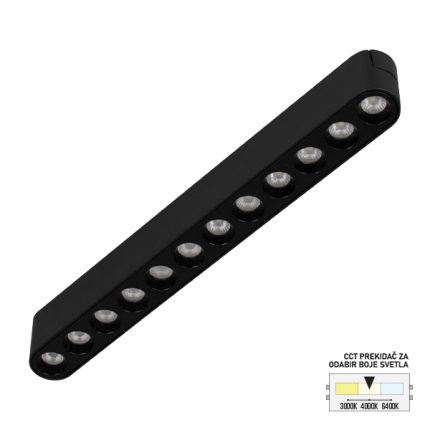 LED magnetna svetiljka CCT SLIM FMS2001-12 BK-Cormel-FORMA