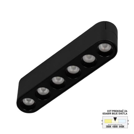 LED magnetna svetiljka CCT SLIM FMS2001-6 BK-Cormel-FORMA