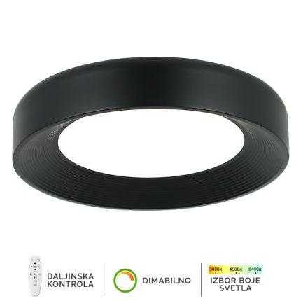 LED plafonska lampa F2096-67C BK-Cormel-FORMA